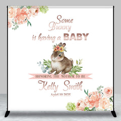 Lofaris Some Bunny Mother To Be Custom Baby Shower Backdrop