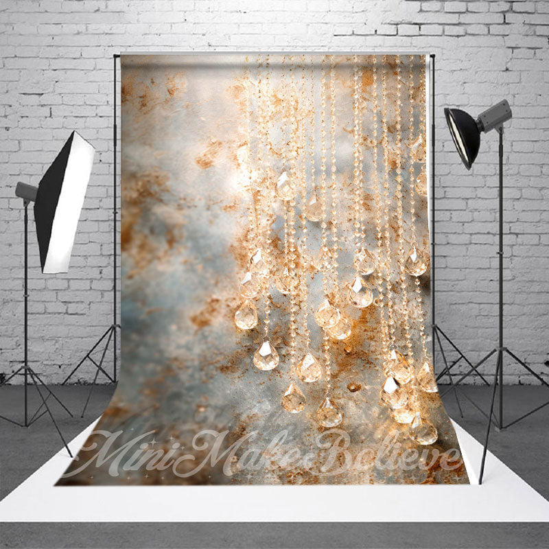 Lofaris Sparkling Crystals Interior Wall Fine Art Backdrop