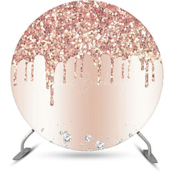 Lofaris Sparkling Rose Gold Diamond Backdrop For Birthday