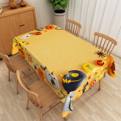 Lofaris Spider Web Pumpkin Halloween Party Home Tablecloth