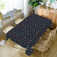 Lofaris Spiders Pattern Step And Repeat Halloween Tablecloth