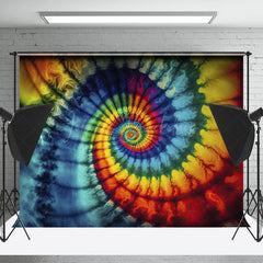 Lofaris Spiral Rainbow Color Smoke Fine Art Photo Backdrop