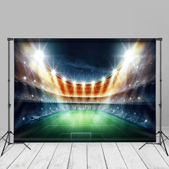 Lofaris Splendid Spotlight Soccer Stadium Photo Booth Backdrop