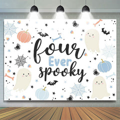 Lofaris Spooky Boo Halloween 4th Birthday Backdrop For Boy