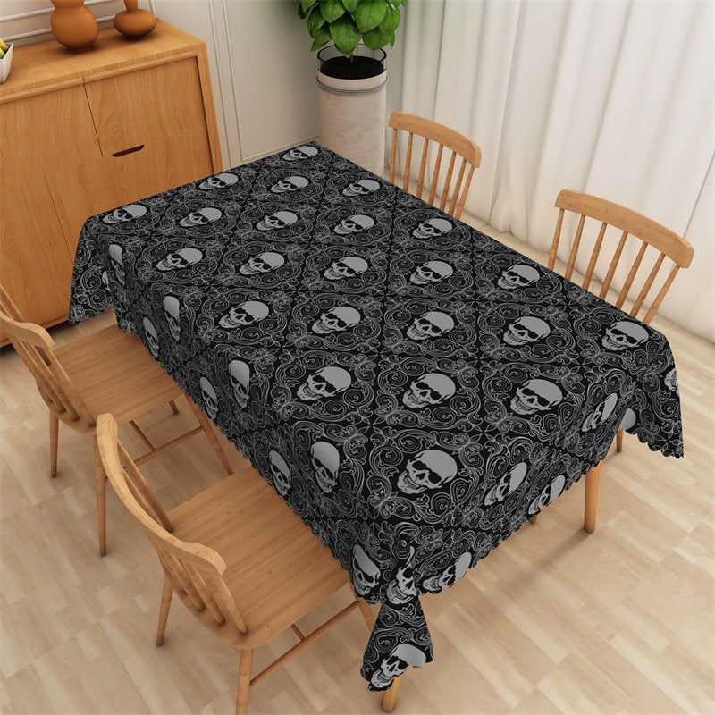 Lofaris Spooky Halloween Party Decorative Square Tablecloth