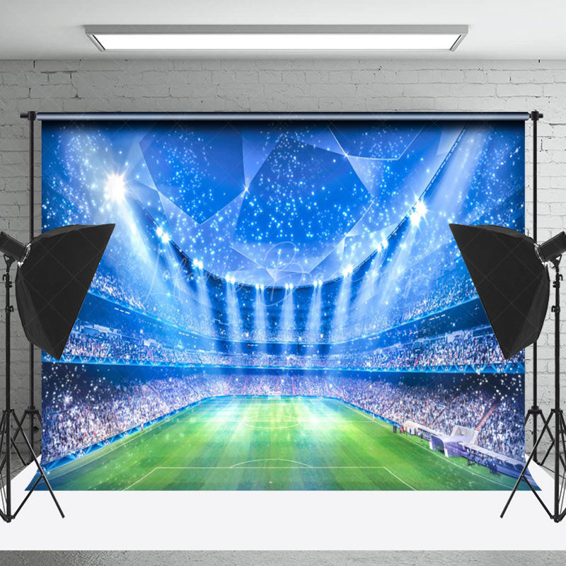 Lofaris Sports Event Football Field Photography Backdrop