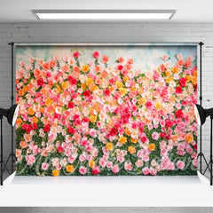 Lofaris Spring Blooming Flower Birthday Cake Smash Backdrop