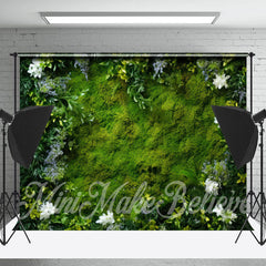 Lofaris Spring Greenery White Lavender Floral Photo Backdrop