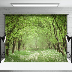 Lofaris Spring Summer Flowers Forest Backdrop For Photo Booth