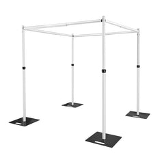 Lofaris Square Adjustable Pipe Drape Backdrop Stand for Event