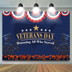 Lofaris Stars America Patriotic Party Veterans Day Backdrop