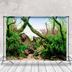 Lofaris Stones Branch Seaweed Artificial Landscape Backdrop