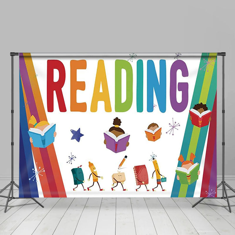 Lofaris Student Pencil Case Star World Book Day Backdrop