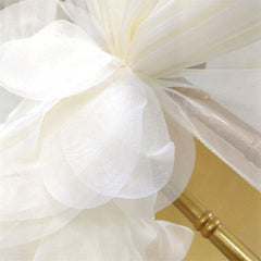 Lofaris Stylish Silk Curly Chair Sash For Wedding Banquet