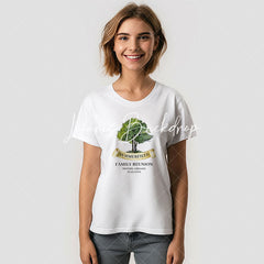 Lofaris Summer Family Reunion Tree Custom Name T-Shirt