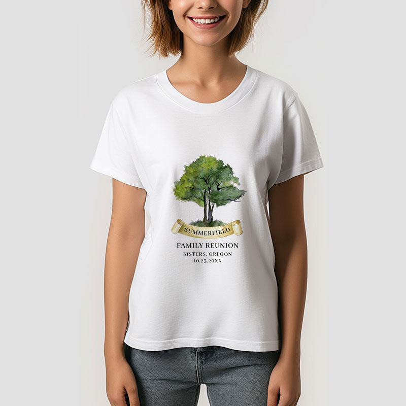 Lofaris Summer Family Reunion Tree Vacation Custom TShirt