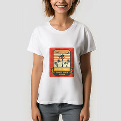 Lofaris Summer Sunset Family Reunion Palm Tree T-Shirt