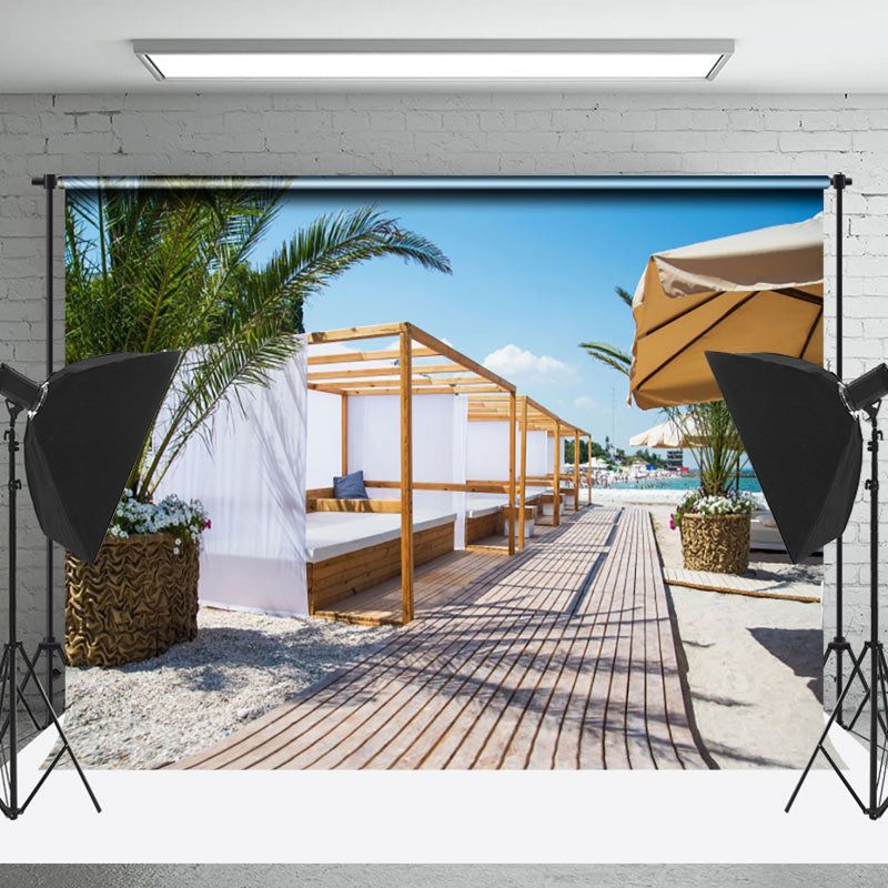 Lofaris Summer Sunshine Seaside Massage Backdrop For Holiday