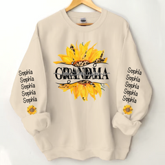 Lofaris We Love You Nana And Grandkids Sunflower Sweatshirt