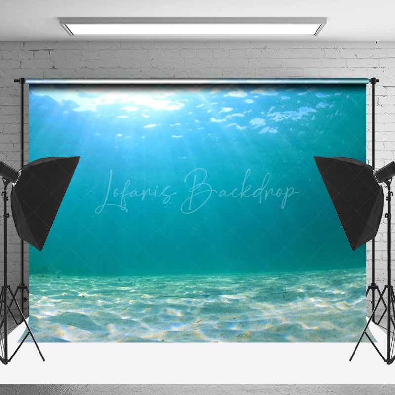 Lofaris Sunlight Sand Underwater Natural Scenery Backdrop