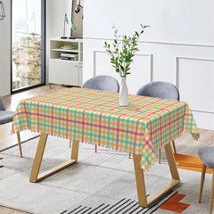 Lofaris Sweet Color Lines Spring Rectangle Tablecloth