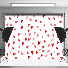 Lofaris Sweet Hearts Pink Simple Photography Backdrop