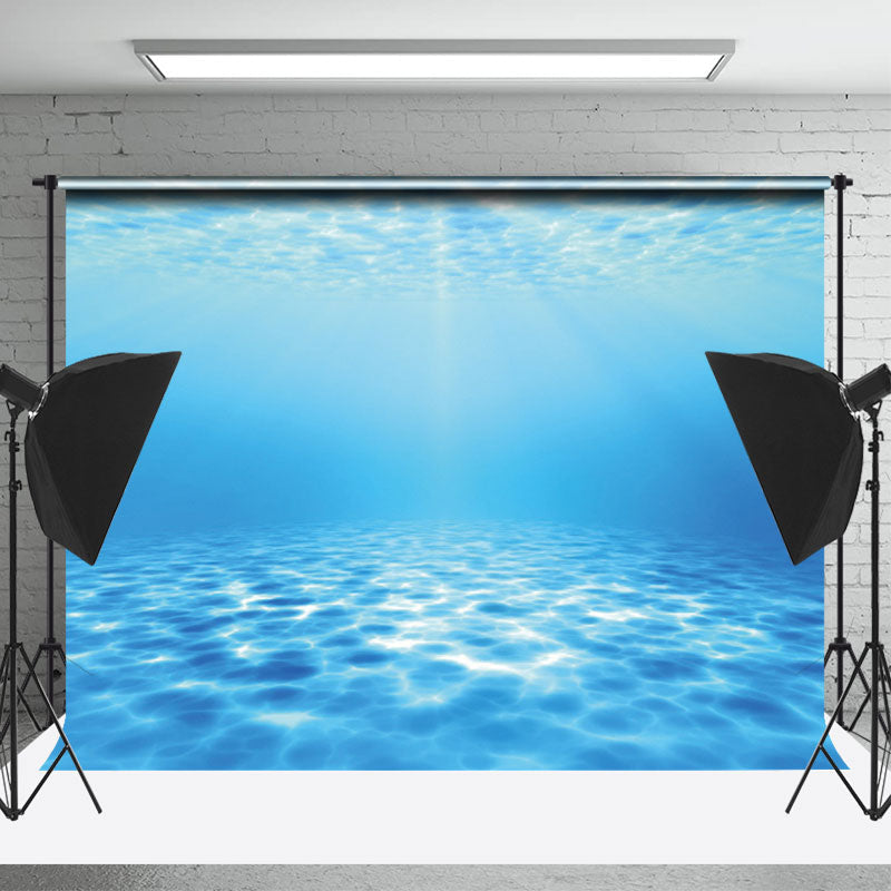 Lofaris Swimming Pool Blue Clear Water Photography Backdrop