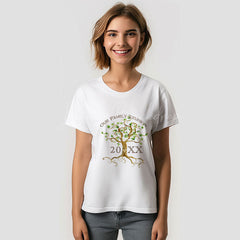 Lofaris Swirl Tree Roots Personalize Family Reunion Gift TShirt