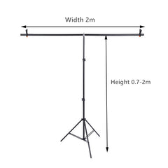 Lofaris T-Shape Adjustable Backdrop Stand Support Frame