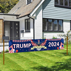 Lofaris Take America Back Trump Election 2024 Yard Banner