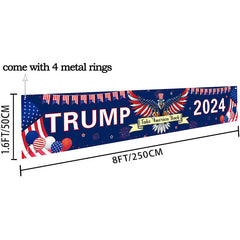 Lofaris Take America Back Trump Election 2024 Yard Banner