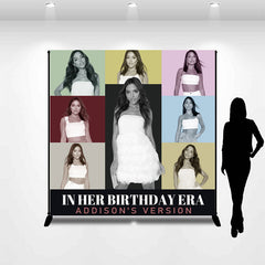 Lofaris Taylor Theme In Her Birthday Eras Personalized Backdrop