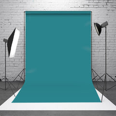 Lofaris Teal Blue Solid Color Simple Photography Backdrop