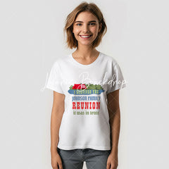 Lofaris Tent Family Reunion Funny I Survived Custom T-Shirt