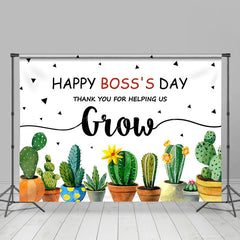 Lofaris Thank You For Helping Us Grow Bosss Day Backdrop