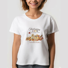 Lofaris Thanksgiving Crew Cute Family Reunion T-Shirt