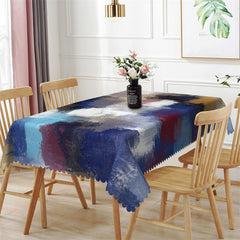 Lofaris Tie Dye Vintage Decorative Rectangle Tablecloth