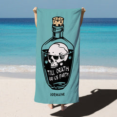 Lofaris Till Death Do Us Party Beach Towel for Couple Gift