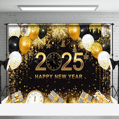 Lofaris Time To 2025 Happy New Year Balloons Holiday Backdrop