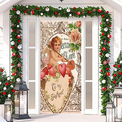 Lofaris To My Sweetheart Angel Valentines Day Door Cover