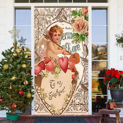 Lofaris To My Sweetheart Angel Valentines Day Door Cover