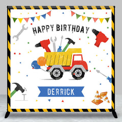 Lofaris Traffic Repair Tools Car Custom Birthday Backdrop