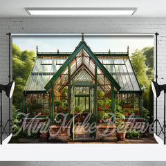 Lofaris Transparent Glass Flower Room Tree Spring Backdrop