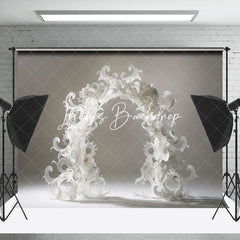 Lofaris Transparent White Arch Wedding Backdrop For Photo