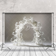 Lofaris Transparent White Arch Wedding Backdrop For Photo