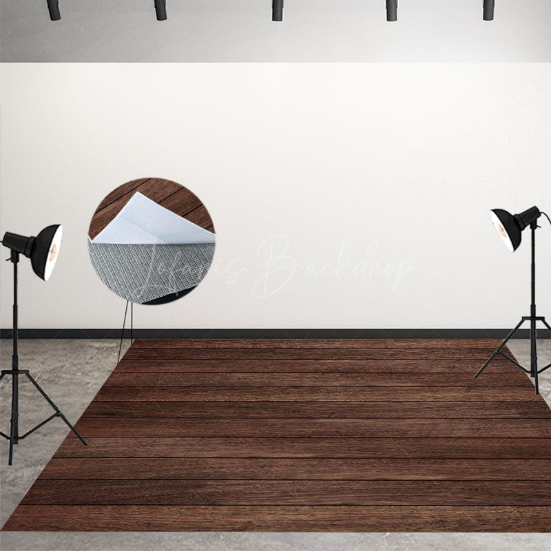 Lofaris Transverse Wood Texture Floor Mat For Photography