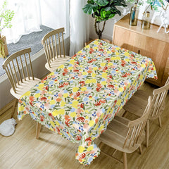 Lofaris Tropical Plant Leaves Floral Multicolor Tablecloth