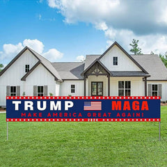 Lofaris Trump 2024 Election Maga Save America Garden Banner