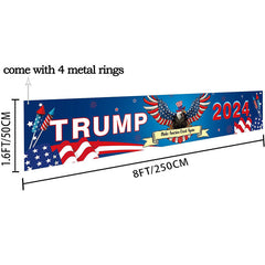 Lofaris Trump Make America Great Again Yard Banner