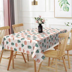 Lofaris Tumbler Step And Repeat Kitchen Rectangle Tablecloth